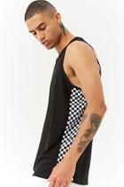 Forever21 Victorious Checkered-trim Tank Top