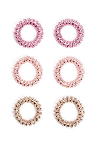 Forever21 Holographic Spiral Hair Tie Set