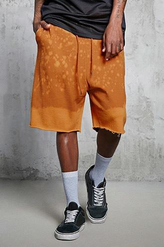 Forever21 Bleach Dye French Terry Shorts
