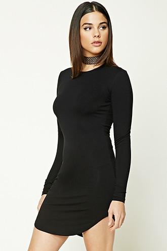 Forever21 Dolphin Hem Mini Dress