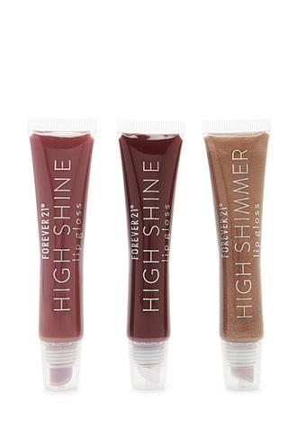 Forever21 Gold & Pink Lip Gloss Set