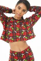 Forever21 The Grinch Graphic Knit Top