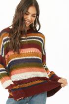 Forever21 Multicolor Open-knit Sweater