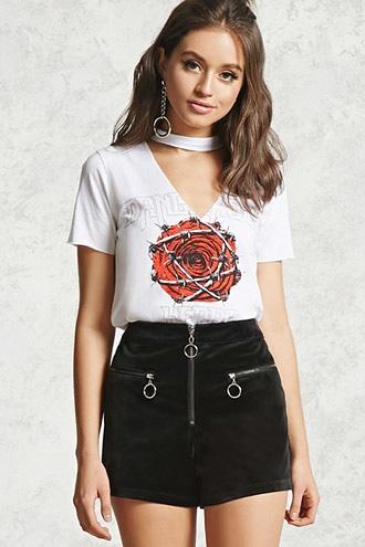 Forever21 Dangerous Heart Graphic Tee