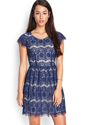 Forever21 Eyelash Lace Dress