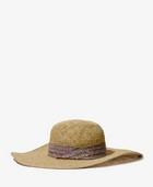 Pleated Floral Floppy Hat