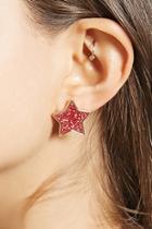 Forever21 Glitter Star Studs