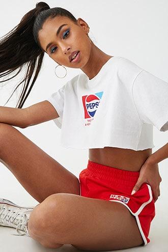 Forever21 Pepsi Crop Top
