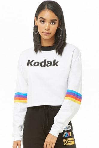 Forever21 Kodak Logo Graphic Top