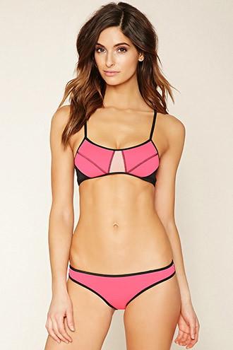 Forever21 Women's  Scuba Knit Bikini Bottoms