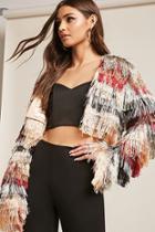 Forever21 Multicolored Tassel Jacket