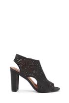 Forever21 Perforated Chunky Heels