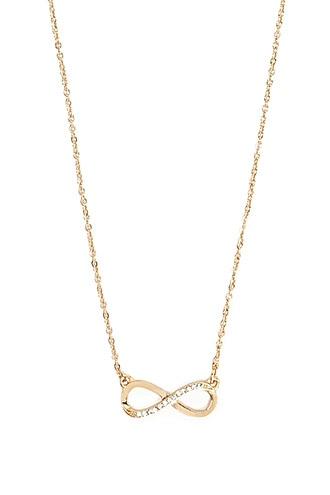 Forever21 Rhinestone Infinity Necklace