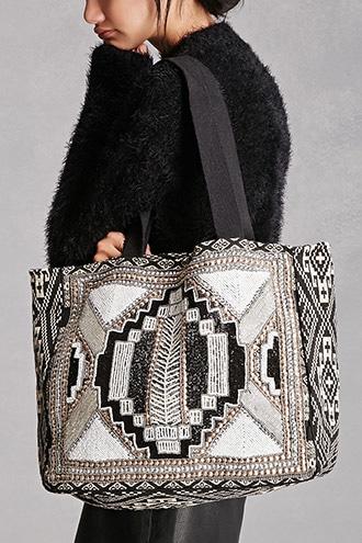 Forever21 Alex And Max Sequined Tote Bag