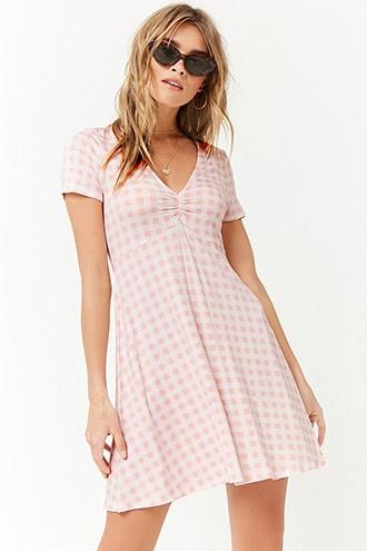 Forever21 Gingham Swing Dress