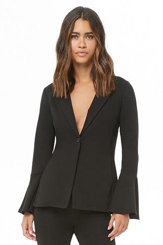 Forever21 Trumpet-sleeve Blazer