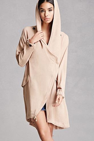 Forever21 Hooded Wrap Jacket