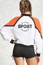 Forever21 Active Colorblock Bomber Jacket