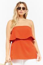 Forever21 Plus Size Flounce Tube Top