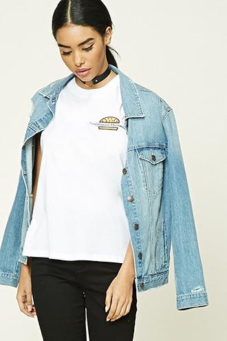 Forever21 Women's  California Dreamin Muscle Tee