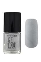 Forever21 Silver Gel Look Nail Polish