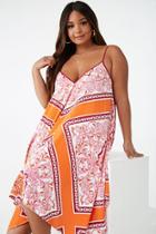 Forever21 Plus Size Baroque Print Dress