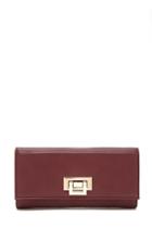 Forever21 Burgundy Faux Leather Wallet