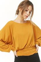 Forever21 Dolman-sleeve Self-tie Top
