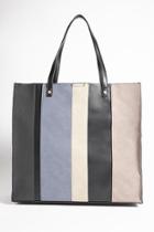 Forever21 Colorblock Faux Leather Tote