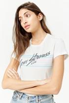 Forever21 Levis Striped Graphic Logo Tee