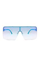 Forever21 Premium Square Iridescent Sunglasses
