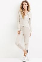 Forever21 French Terry Hoodie Jumpsuit