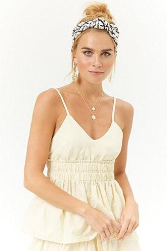 Forever21 Flared V-neck Cami