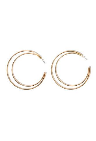 Forever21 Cutout Hoop Earrings