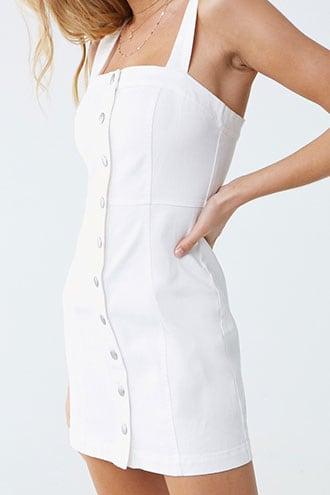 Forever21 Denim Button-front Dress