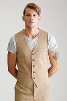 Forever21 Button-front Chino Vest