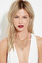 Forever21 Beaded Chain Statement Necklace