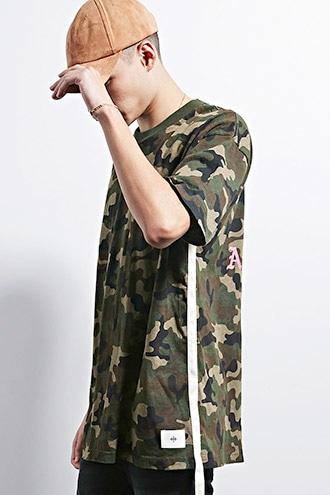Forever21 Sdc Camo Print Tee