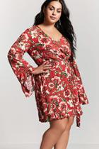 Forever21 Plus Size Floral Ruffle Dress