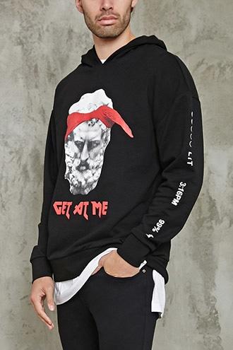 Forever21 Get At Me Graphic Hoodie
