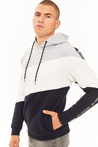 Forever21 Soulstar Colorblock Hoodie