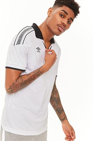 Forever21 Umbro Split-neck Polo