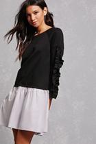 Forever21 Ruffle Knit Sweater