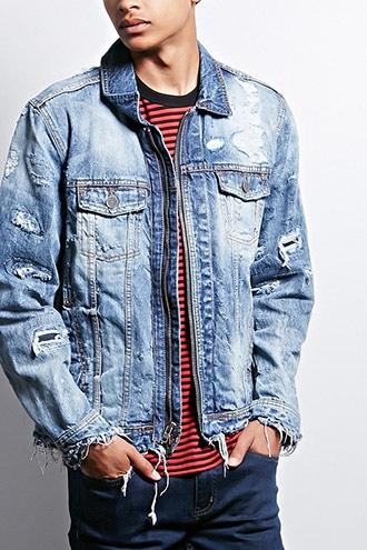 Forever21 Jordan Craig Distressed Jacket