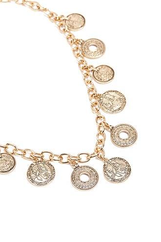 Forever21 Coin Charm Necklace