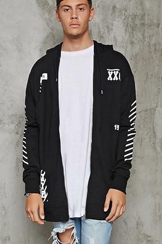 Forever21 Dont Look Down Graphic Hoodie