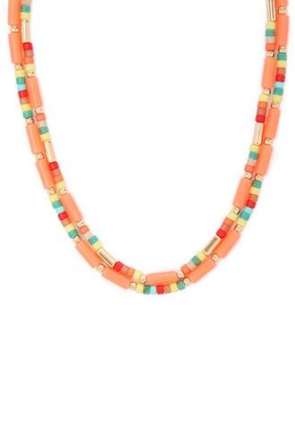 Forever21 Multicolor Beaded Necklace