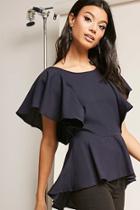 Forever21 High-low Peplum Top