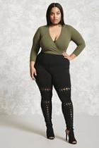 Forever21 Plus Size Strappy Leggings