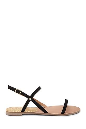 Forever21 Qupid Faux Nubuck Leather Sandals